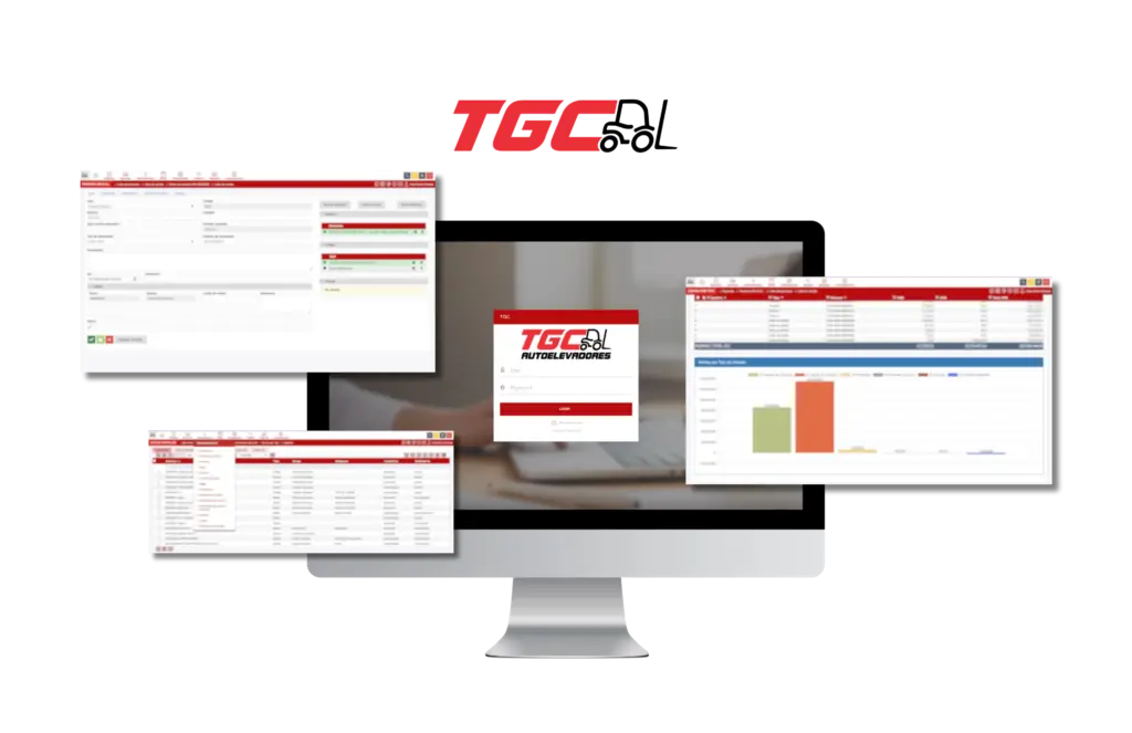 TGC operations and invoicing software interface